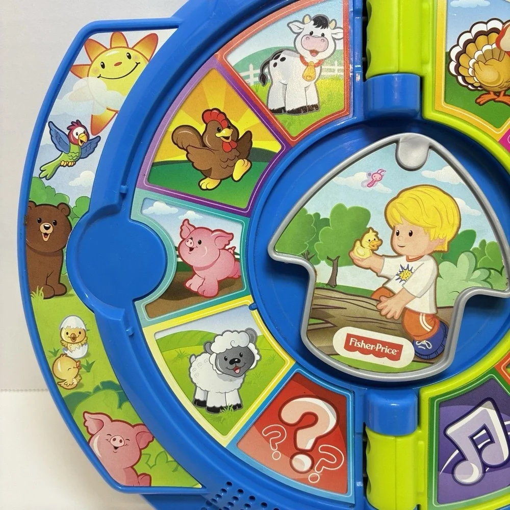 Fisher Price Little People The Farmer and Jungle Says See N Say Animal Sounds